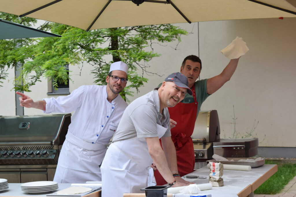 groupe de cuisiniers